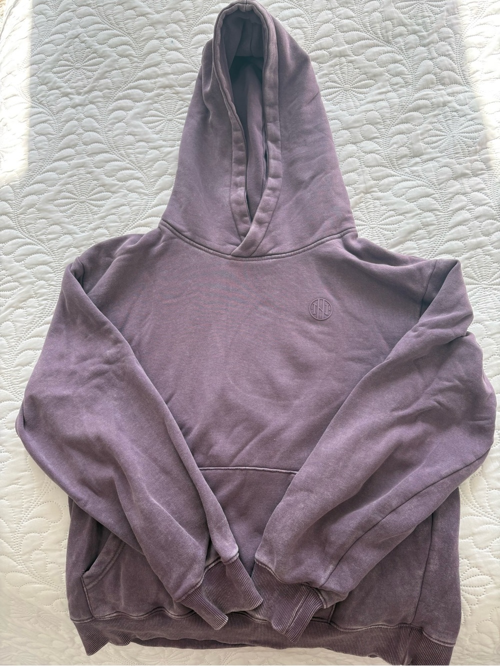 Women's Washed Lavender Pullover Hoodie